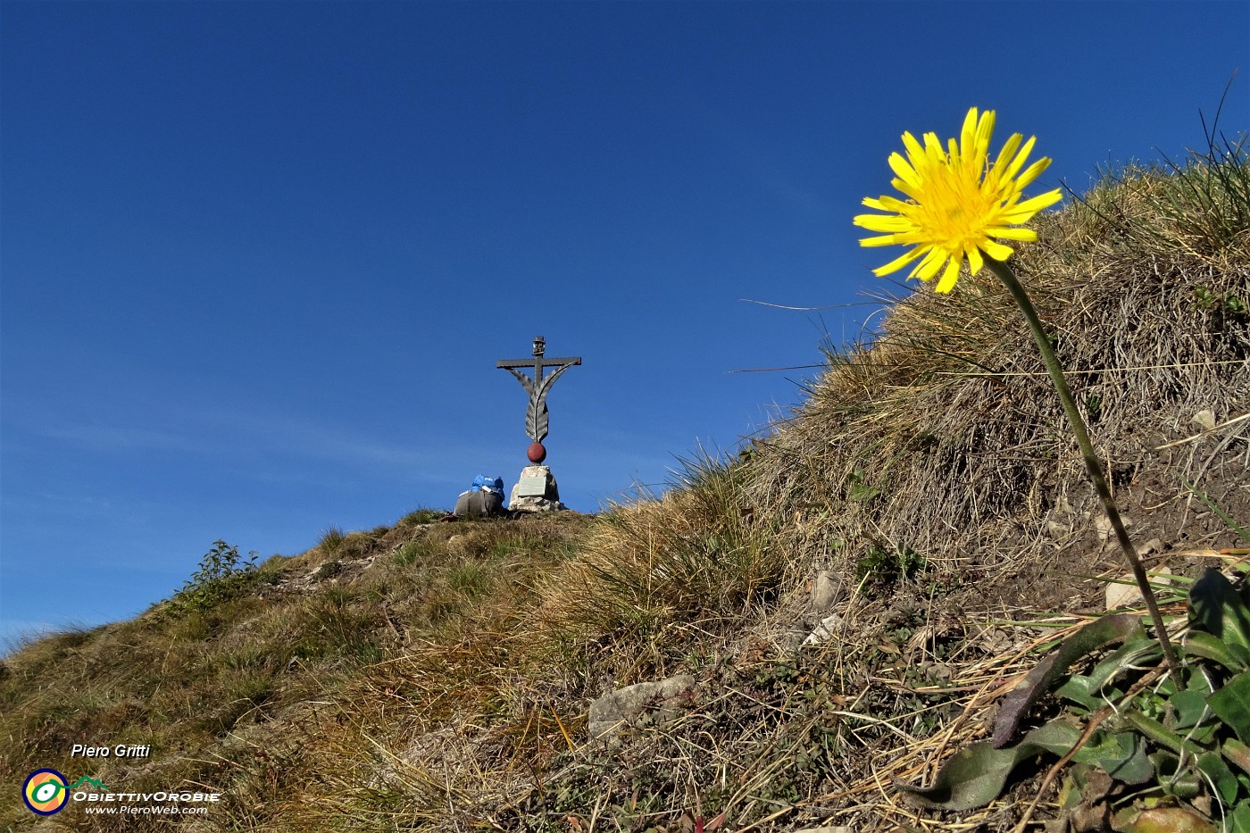 01 Alla croce del Pizzo Rabbioso (1030 m circa).JPG
